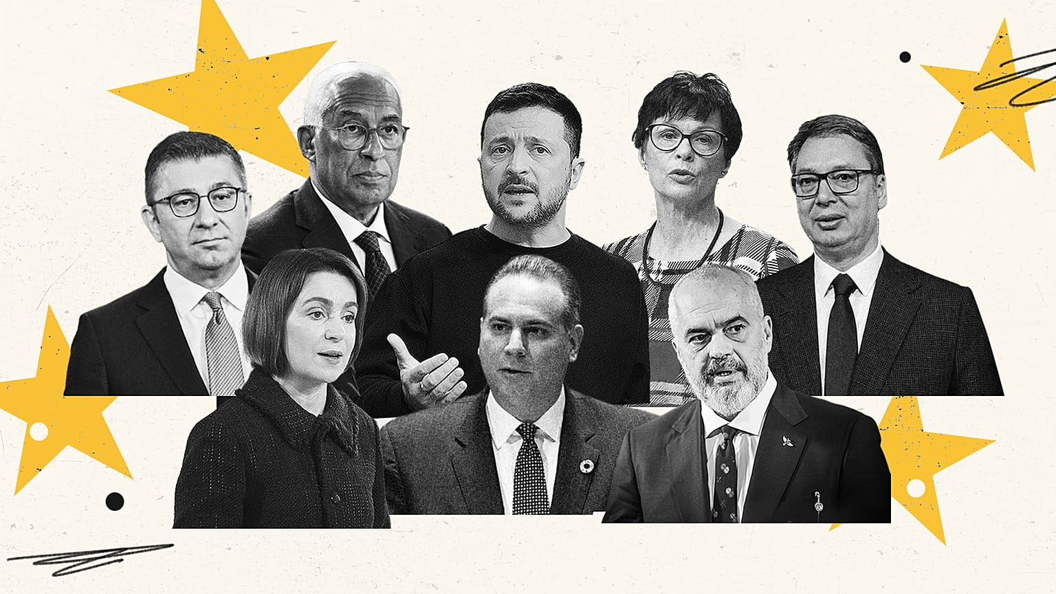 Líderes de Ucrania, Moldavia y los Balcanes Occidentales participarán en Bruselas en un acto exclusivo de Euronews sobre la ampliación, el 4 de noviembre de 2025. 