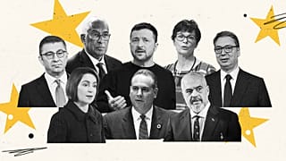 Os líderes da Ucrânia, da Moldávia e dos Balcãs Ocidentais vão participar num evento exclusivo da Euronews sobre o alargamento, em Bruxelas, a 4 de novembro de 2025. 