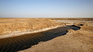 Les étangs de Gavkhouni près de Téhéran s'assèchent en raison de la sécheresse 