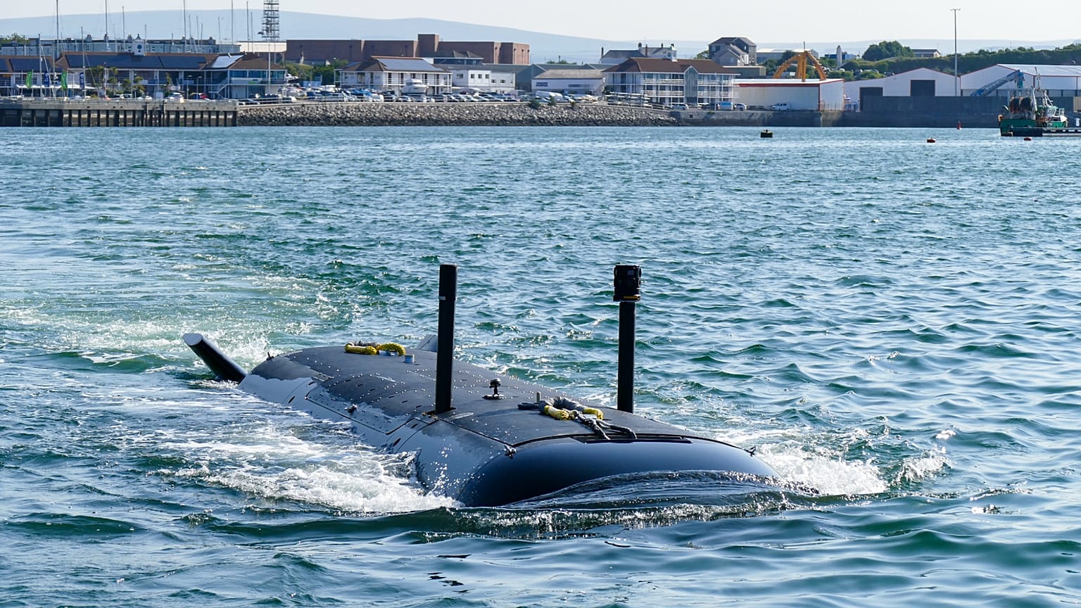 ARCHIVO: El submarino XV Excalibur se hizo a la mar con el reloj atómico óptico cuántico de Infleqtion a bordo.