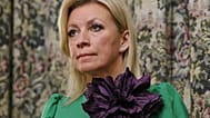 La portavoce del ministro degli Esteri russo, Maria Zacharova, a Mosca (21 ottobre 2025)