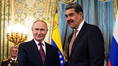 Russian President Vladimir Putin, and Venezuelan President Nicolas Maduro