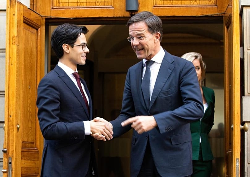 Rob Jetten és Mark Rutte
