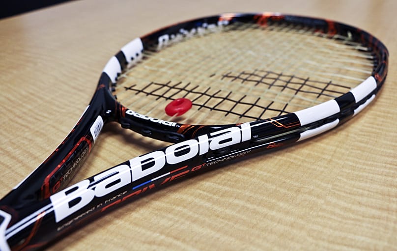 The Babolat Play Pure Drive tennis racquet in Atlanta, 30 November, 2014