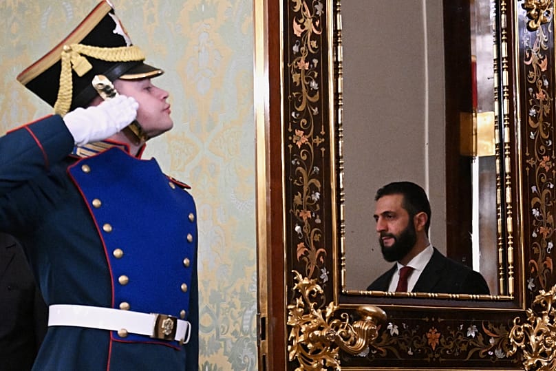 Al-Sharaa a Kremlben, 2025 október 15. 