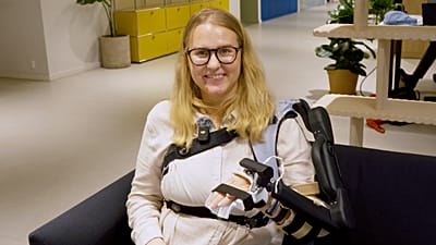 A principios de este año, Johanne Marie Hemnes probó un nuevo exoesqueleto y más tarde se incorporó a la empresa que lo fabrica.