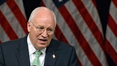L'allora vicepresidente Usa, Dick Cheney, in una foto del 2006 durante un comizio elettorale repubblicano in Florida
