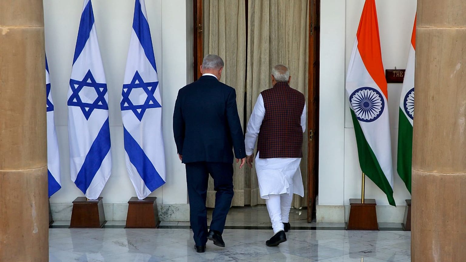 دیدار رهبران هند و اسرائيل