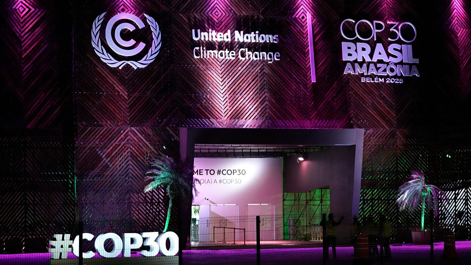Palco para a COP30