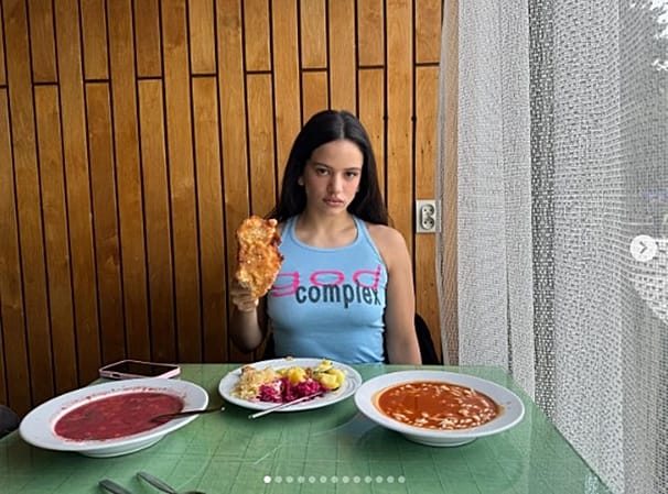 Rosalia w barze mlecznym Rusałka w Warszawie.