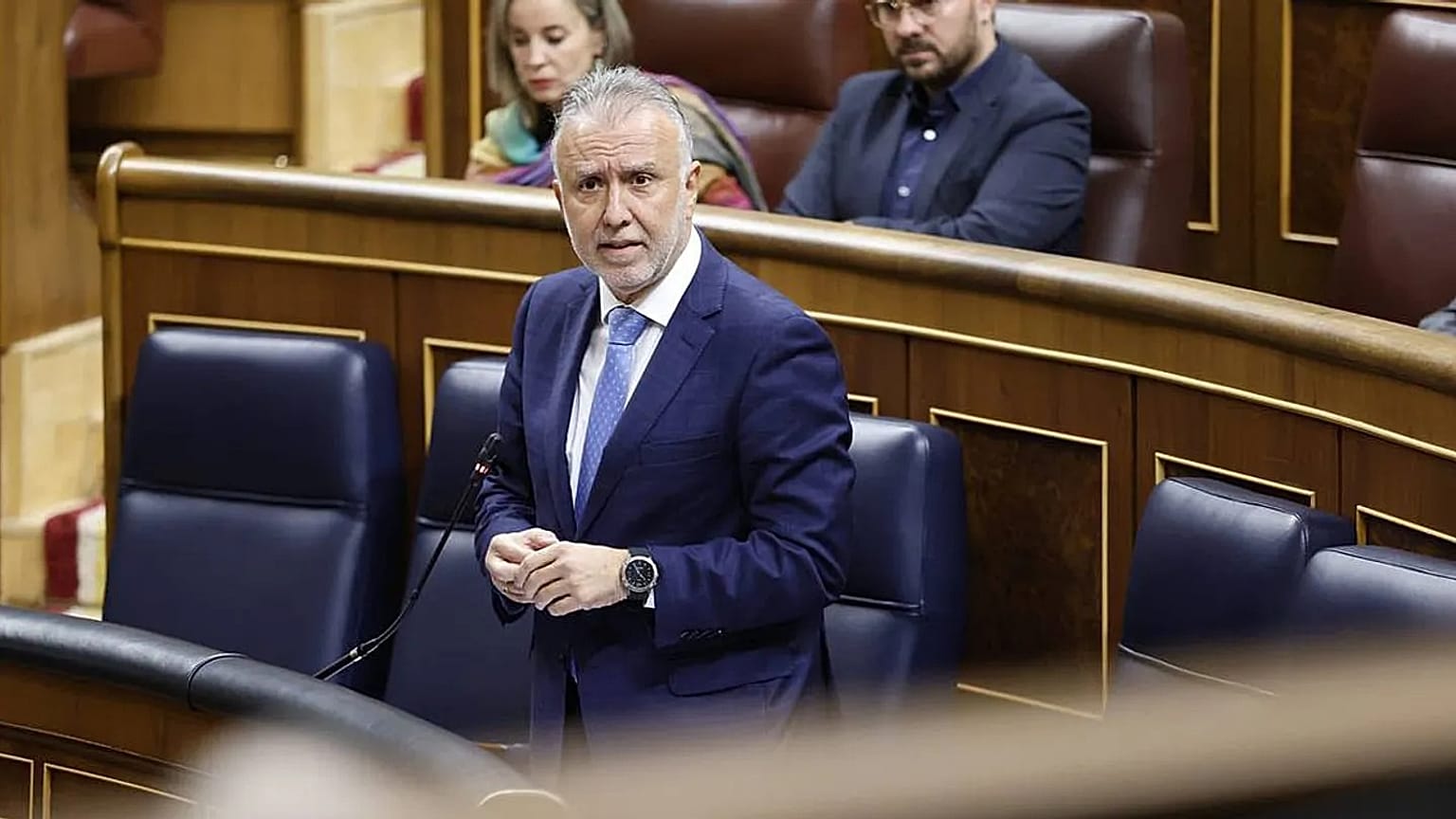 Ángel Víctor Torres, en una intervención en sede parlamentaria durante el 22 de octubre de 2025