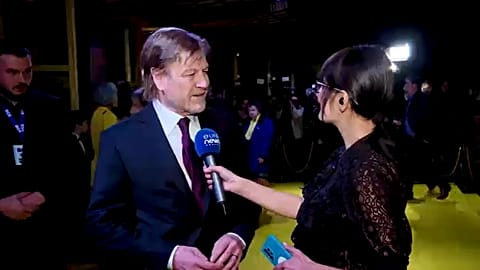 Sean Bean a vetítés előtt