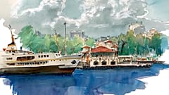 Yazarlar buluşması.