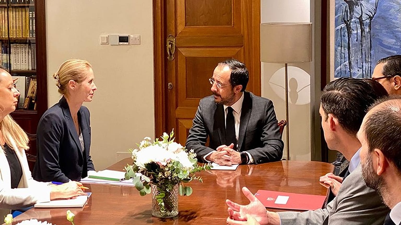 Η συνάντηση στο Προεδρικό Μέγαρο