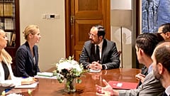 Η συνάντηση στο Προεδρικό Μέγαρο