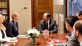 Η συνάντηση στο Προεδρικό Μέγαρο