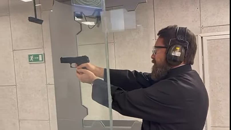 Hilarion lőgyakorlaton