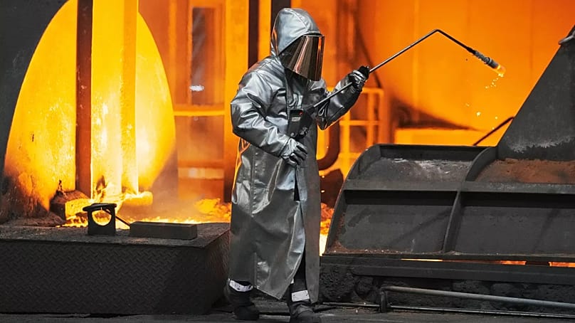 Die deutsche Stahlindustrie leidet unter hohen Energiepreisen.