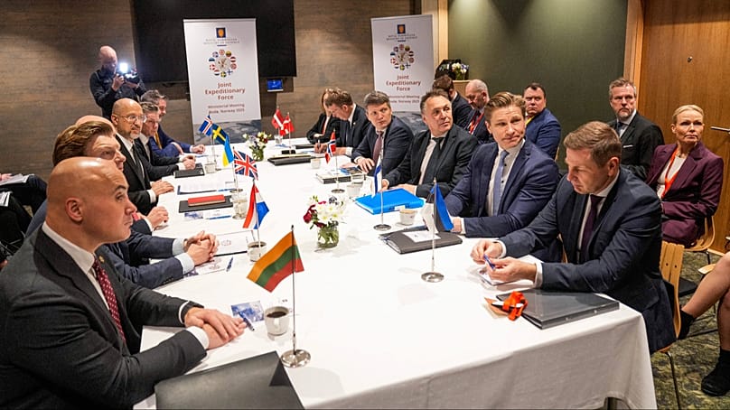 نشست وزرای دفاع نیروی اعزامی مشترک (جی‌ای‌اف) در نروژ