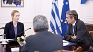 Kaya Kalas y Kyriakos Mitsotakis