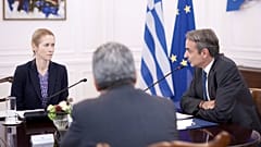 Kaya Kalas und Kyriakos Mitsotakis