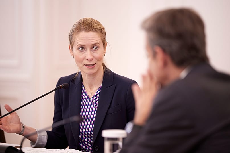 Η Κάγια Κάλας στο Μέγαρο Μαξίμου