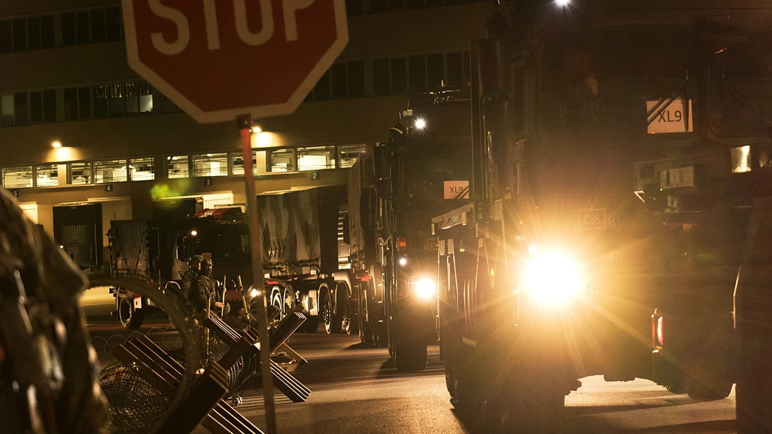 Fotónk illusztráció: Bundeswehr-járművek egy hamburgi gyakorlaton