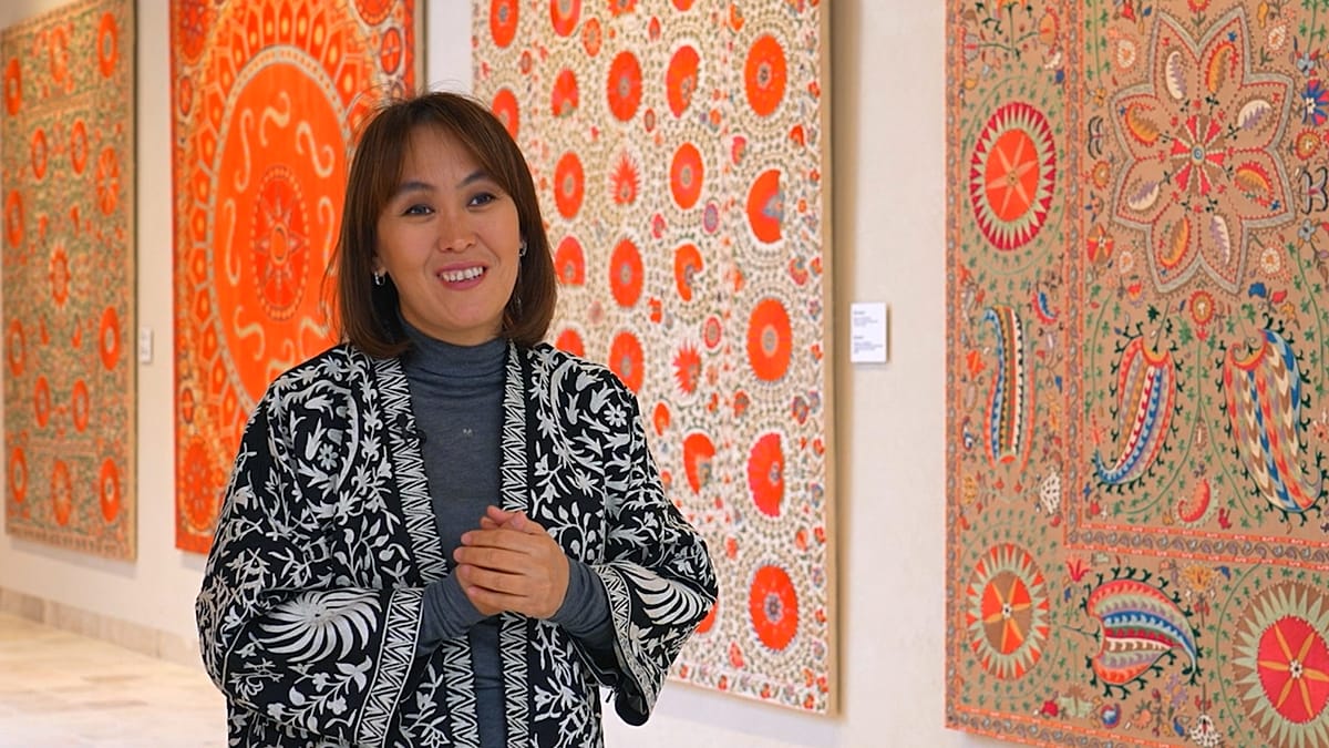 Madina Kasimbaeva revives Uzbekistan’s suzani embroidery, weaving heritage into global acclaim
