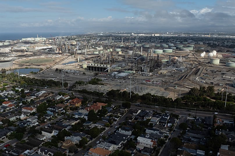 The Chevron refinery in El Segundo, Calif., is seen on Friday, Oct. 3, 2025 /Jae C. Hong
