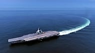FILE: In this photo released by Xinhua News Agency, China's third conventionally powered aircraft carrier, the Fujian, conducts a maiden sea trial 7 May 2024