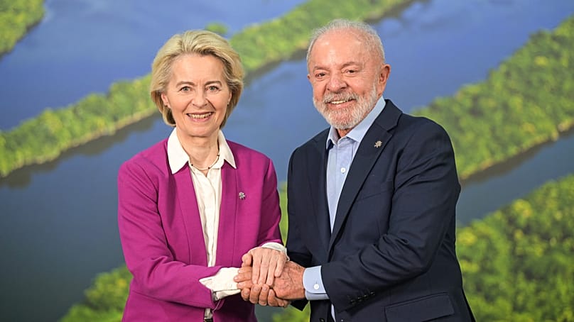 Ursula von der Leyen ve Lula da Silva COP30'da bir araya geldi.