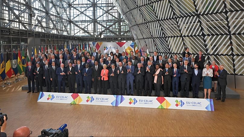 AB-CELAC 2023 zirvesine her iki taraftan da yüksek katılım oldu.