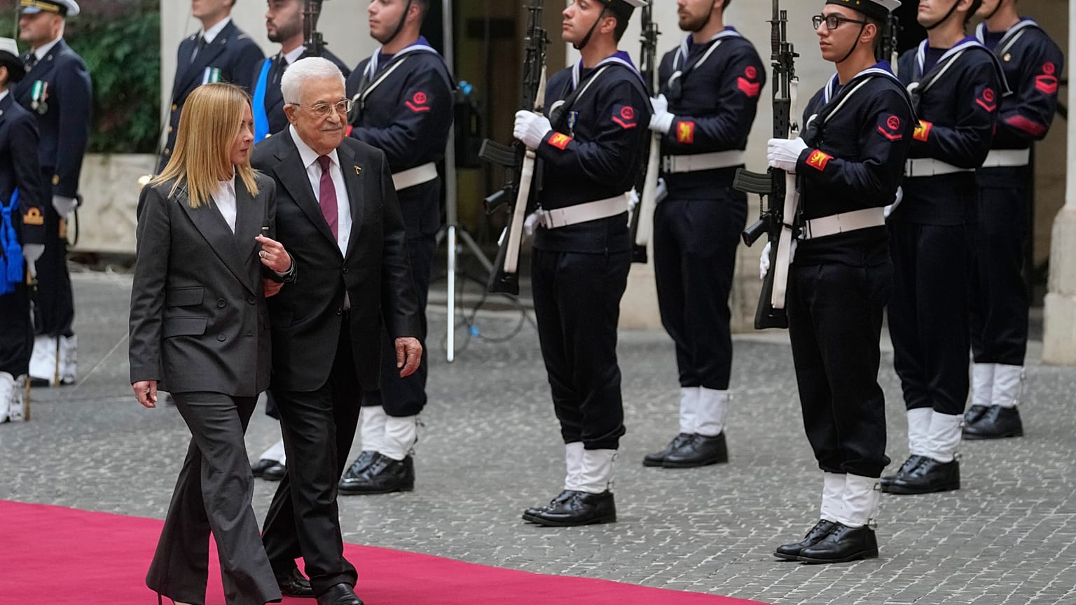 Μελόνι Αμπάς κατά τη συνάντησή τους στη Ρώμη