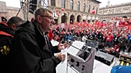 Il segretario generale della Cgil, Maurizio Landini