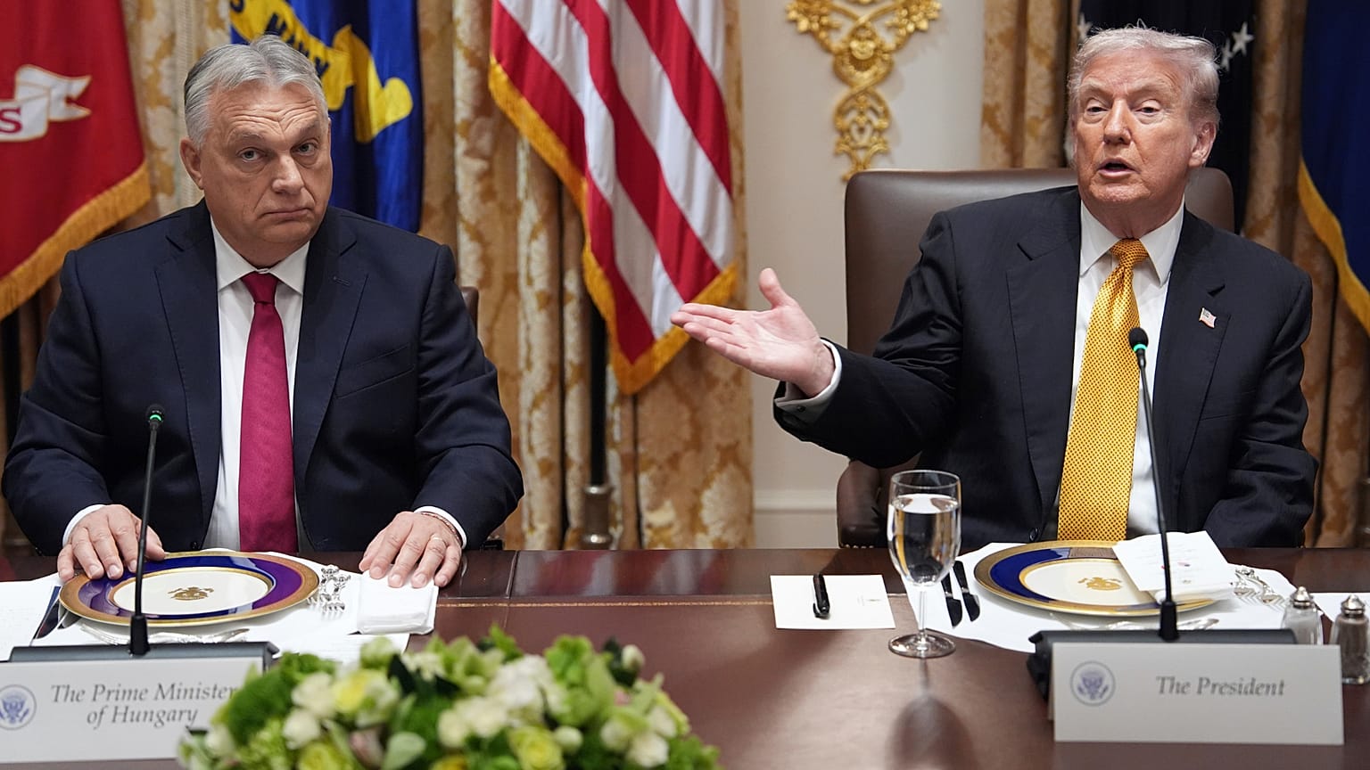  Orbán Viktor és Donald Trump a Fehér Házban 2025.11.07-én