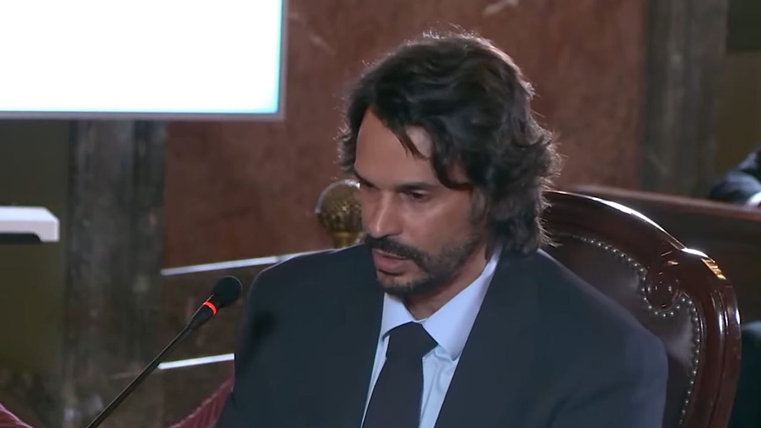 Alberto González Amador, el pasado martes 4 de noviembre durante su declaración en el Tribunal Supremo por el juicio del Fiscal General del Estado