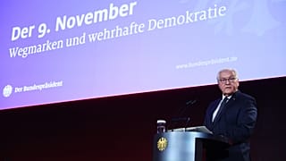 Steinmeier el 9 de noviembre de 2025