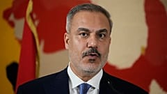 Dışişleri Bakanı Hakan Fidan, İtalya Dışişleri Bakanı Antonio Tajani ile Roma'da bir basın toplantısında, 11 Eylül 2025