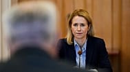 Kaja Kallas asiste a una reunión en el Ministerio de Asuntos Exteriores, el 13 de octubre de 2025, en Kiev, Ucrania.