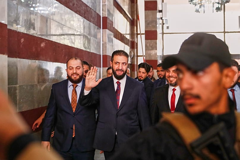 Syriens Interimspräsident Ahmad al-Sharaa in Damaskus