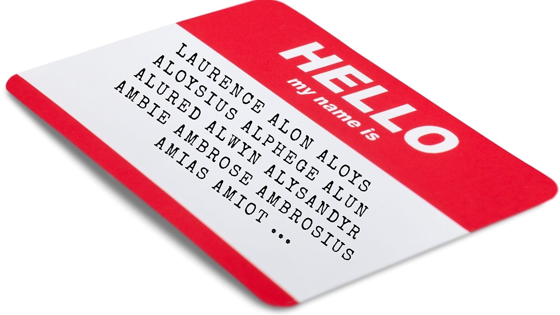 Der längste Name der Welt: Ist Ihrer auch einer davon?  