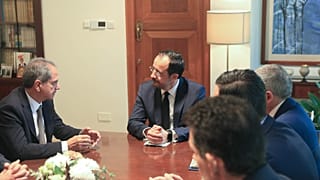 Τζόζεφ Σααντί με τον Νίκο Χριστοδουλίδη