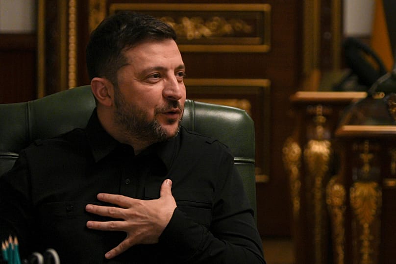 Ukraine's President Volodymyr Zelenskyy speaks during a news conference in Kyiv, 3 November, 2025