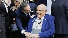 Rudy Giuliani egy szeptember 11-i megemlékezésen, New Yorkban