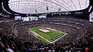 Allegiant Stadium before an NFL football game between the New England Patriots and Las Vegas Raiders, Sunday, 18 December 2022.