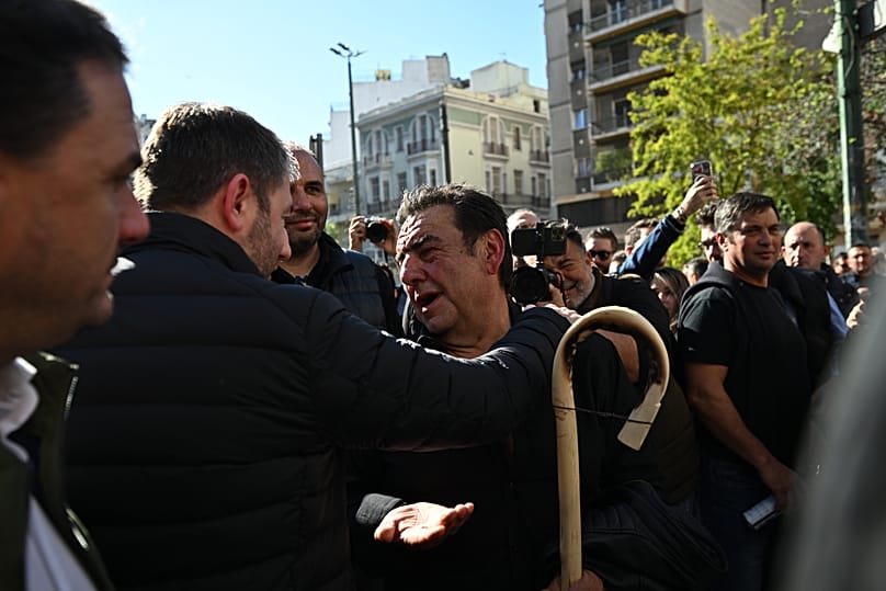 Ο Νίκος Ανδρουλάκης με τους αγρότες