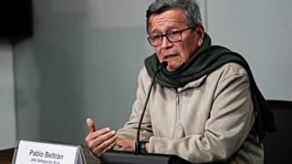 El que fuera jefe negociador del ELN en el proceso de paz con el Gobierno colombiano, Israel Ramírez Pineda, alias 'Pablo Beltrán'.