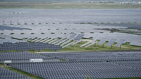 Solar farm in China