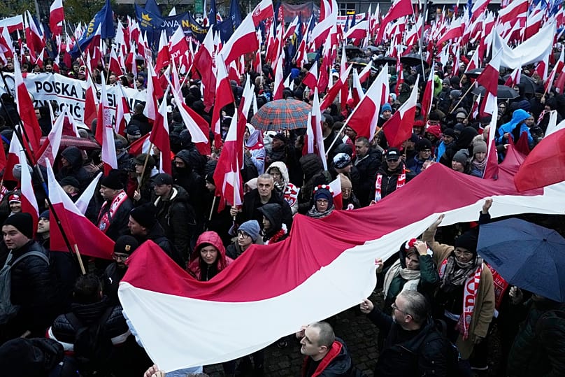 Obchody Święta Niepodległości w Warszawie, Polska, wtorek, 11 listopada 2025 r.