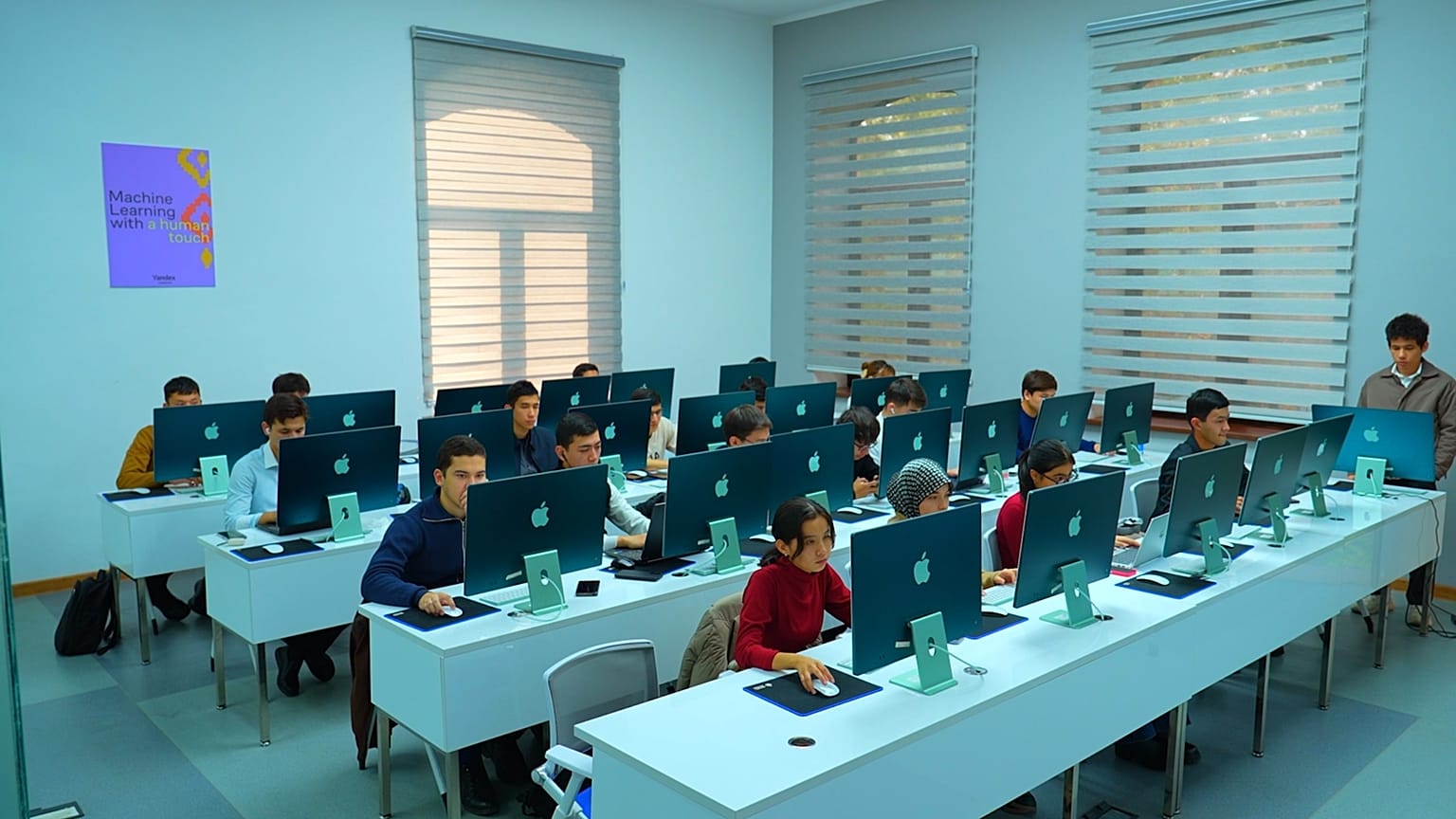 Tech companies training room in New Uzbekistan University